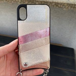 Bandolier iPhone X metallic striped case